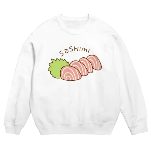 Sashimi-salmon Crew Neck Sweatshirt