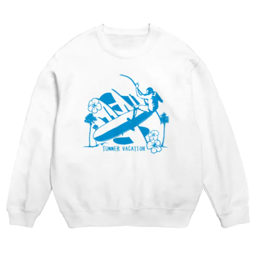 LONG BORDER Crew Neck Sweatshirt