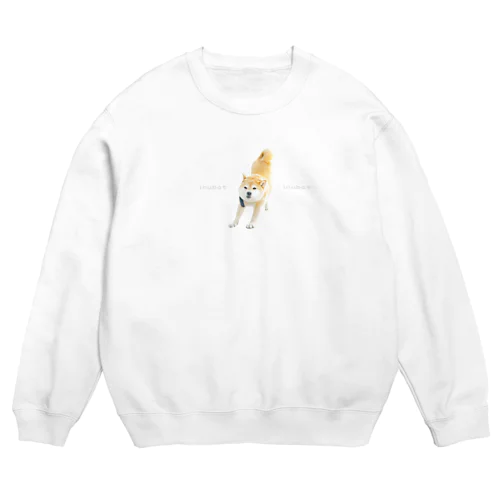 伸びるinu Crew Neck Sweatshirt