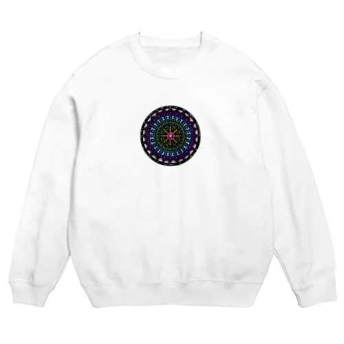 七色-丸ver. Crew Neck Sweatshirt