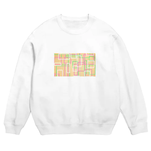 オレンジ四角隊 Crew Neck Sweatshirt