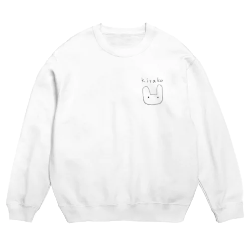 kirako usagi Crew Neck Sweatshirt