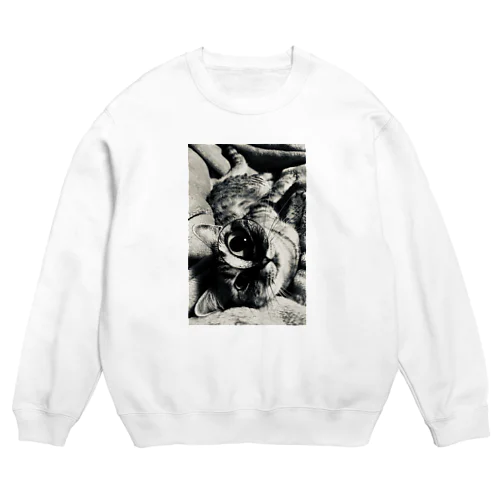 探偵猫の休日 Crew Neck Sweatshirt