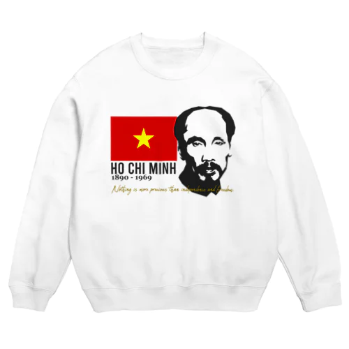 HO CHI MINH Crew Neck Sweatshirt