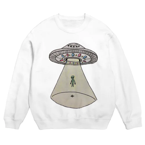 UFOから宇宙人 Crew Neck Sweatshirt