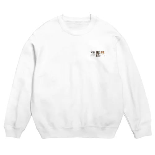 うちのねこちゃん Crew Neck Sweatshirt