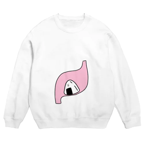 本日の胃袋(おにぎり) Crew Neck Sweatshirt