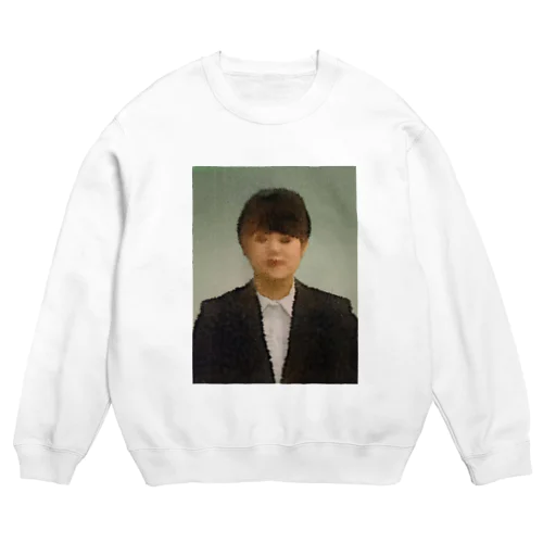 Sちゃんの印刷失敗証明写真 Crew Neck Sweatshirt