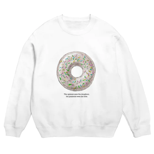 ドーナツ（the doughnut） Crew Neck Sweatshirt