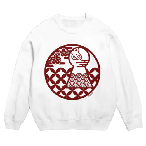 和×古墳＝和墳＜Wa-fun＞ Crew Neck Sweatshirt