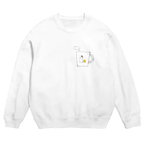 ティータイム(カラー) Crew Neck Sweatshirt