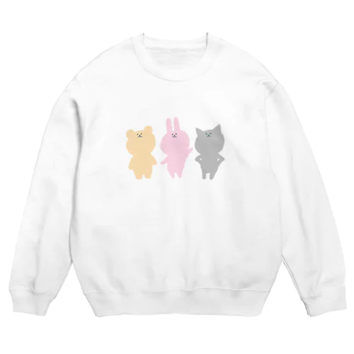 ウサタソと仲間たちA Crew Neck Sweatshirt