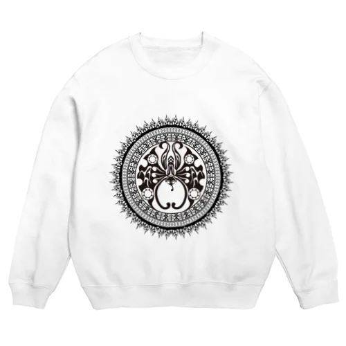 焔蝶曼荼羅 Crew Neck Sweatshirt