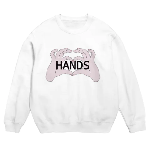 HANDS(HEART) Crew Neck Sweatshirt