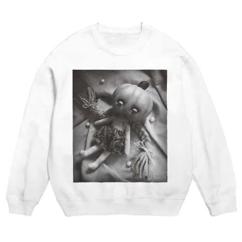 Pumpkin Head（MONO） Crew Neck Sweatshirt