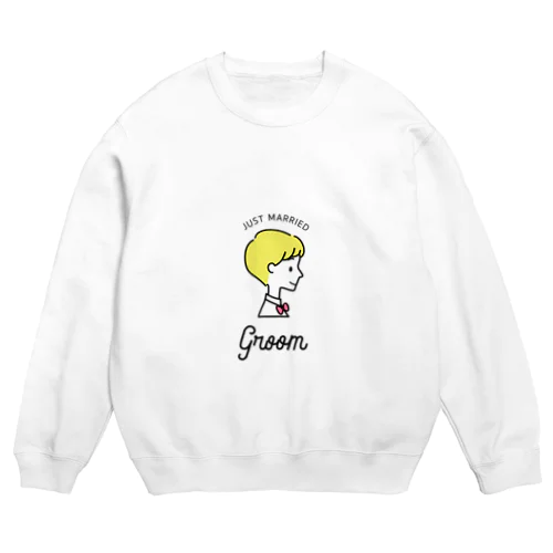 花婿-Groom- Crew Neck Sweatshirt