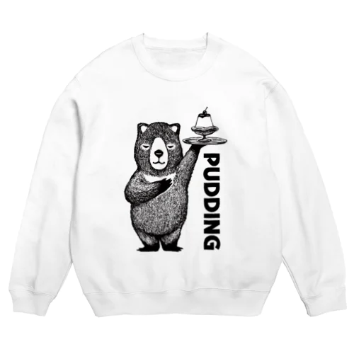 プリンどうぞ Crew Neck Sweatshirt