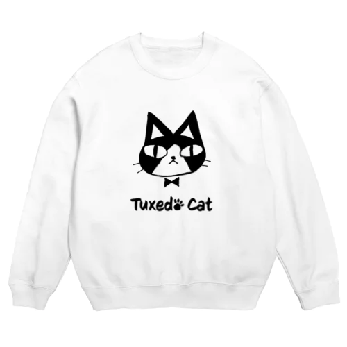 Tuxedo Cat Crew Neck Sweatshirt