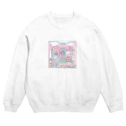 健康で文化的な生活 Crew Neck Sweatshirt