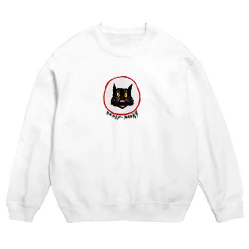 black cat Crew Neck Sweatshirt