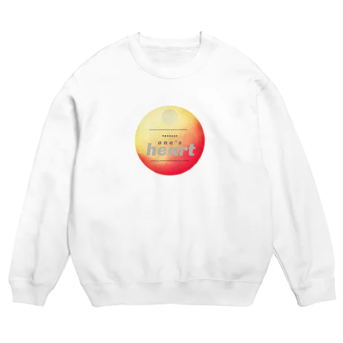 openess one's heart Crew Neck Sweatshirt