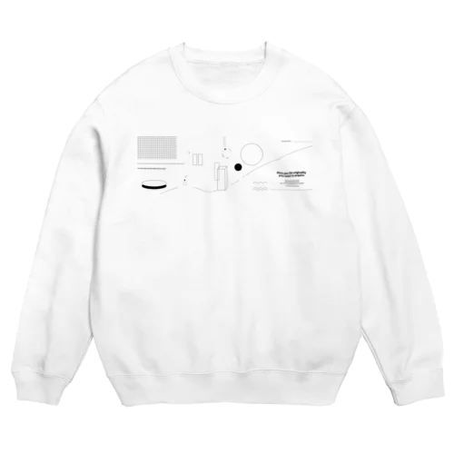 haze opening / design Crew Neck Sweatshirt