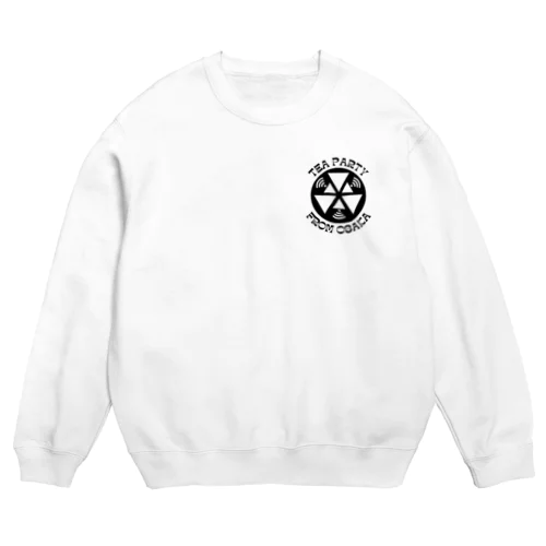 TEA PARTY スウェット White Crew Neck Sweatshirt