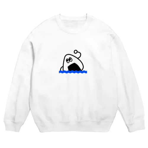 スイミングおにぎり Crew Neck Sweatshirt