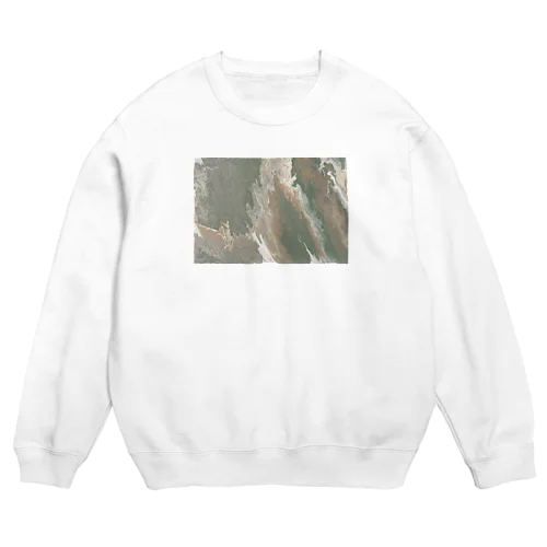 マーブル グリーン // 01 Crew Neck Sweatshirt