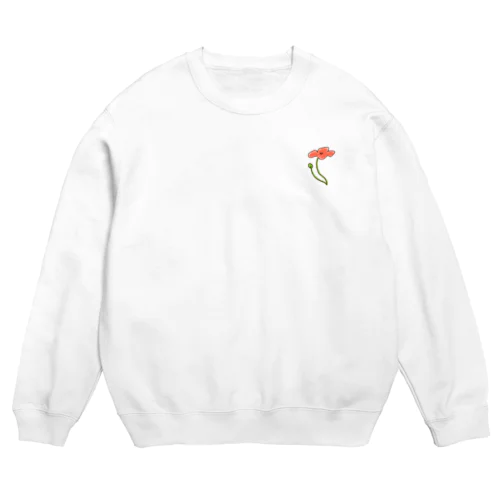 ぽぴー Crew Neck Sweatshirt