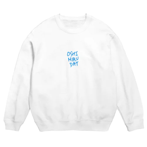 OSHIMIRU DAY TOPS Crew Neck Sweatshirt