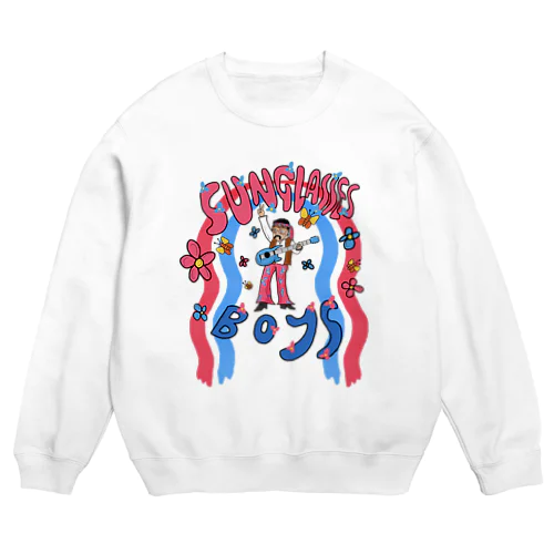 SUNGLASSES BOYS  2020 FALL Collection  No.1 "Hey dude" Crew Neck Sweatshirt