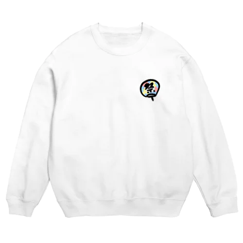 祭りうちわ Crew Neck Sweatshirt