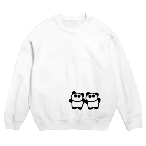 「ぱんださんⅣ」 Crew Neck Sweatshirt