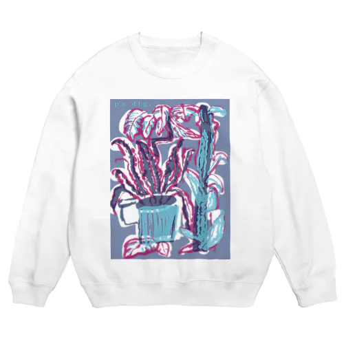 観葉植物 Crew Neck Sweatshirt