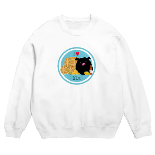 らぶ伊佐 Crew Neck Sweatshirt