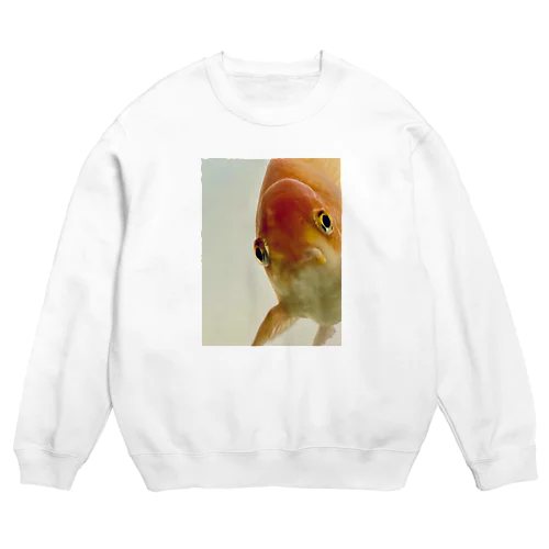 ちょいオコ金魚くん Crew Neck Sweatshirt