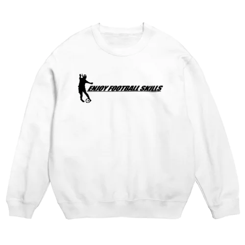 EFBS:サッカー女子もドリブル！ Crew Neck Sweatshirt