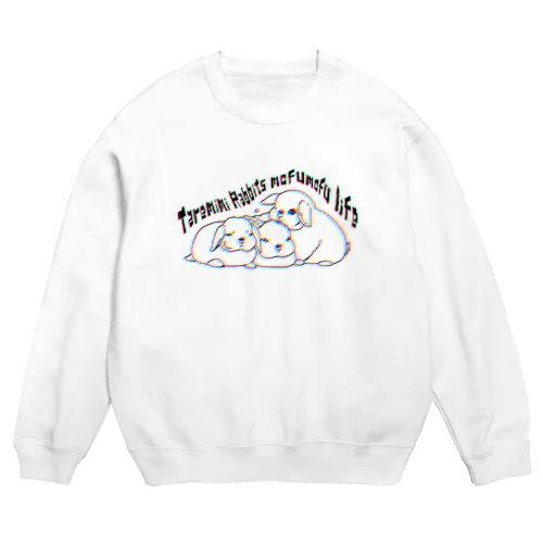 Taremimi Rabbit mofmof life Crew Neck Sweatshirt