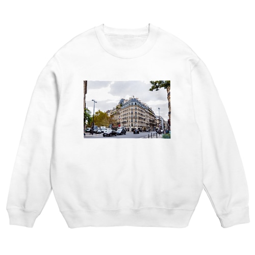 パリ街灯 Crew Neck Sweatshirt