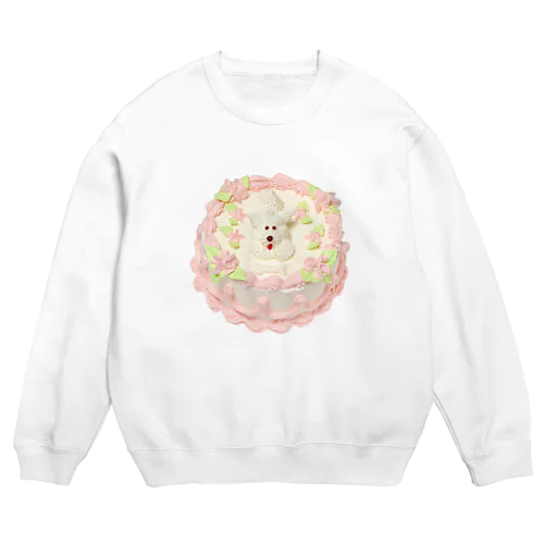 おはなクリーム犬 Crew Neck Sweatshirt