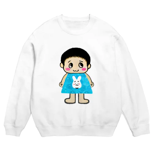 ちいちゃん(うさぎのピーコ柄) Crew Neck Sweatshirt