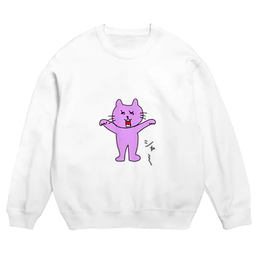 いかく　の　めめ猫 Crew Neck Sweatshirt