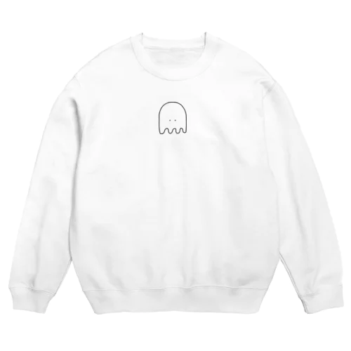 おばけかなくらげかな Crew Neck Sweatshirt