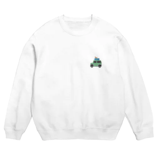 ワンポイントスウェット Crew Neck Sweatshirt