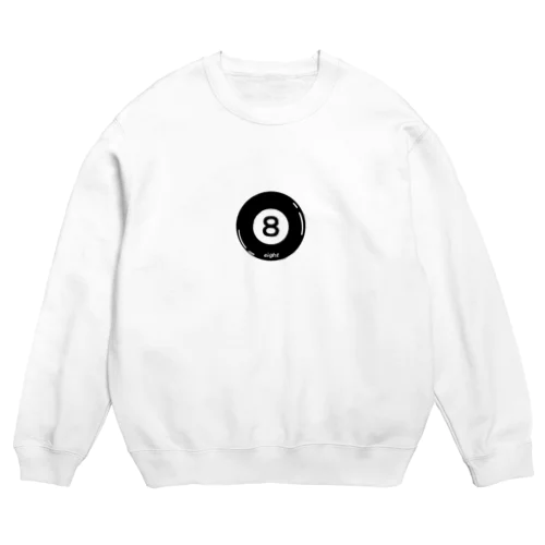 ８ボール（エイトボール） Crew Neck Sweatshirt