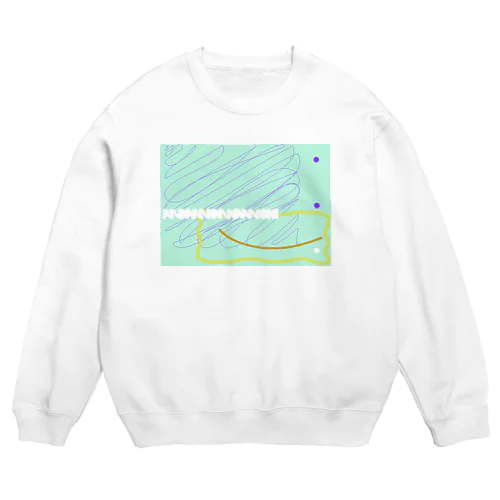 creamfile-blue Crew Neck Sweatshirt