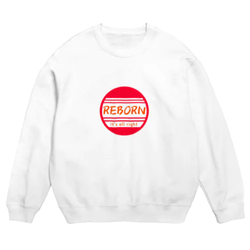 REBORNマーク Crew Neck Sweatshirt