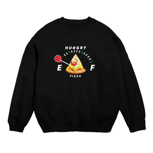 腹ペコゲージ　ピザ　B*Ｌ配置 Crew Neck Sweatshirt