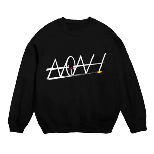 ノアさん公認（白抜き） Crew Neck Sweatshirt